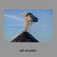 ash eruption